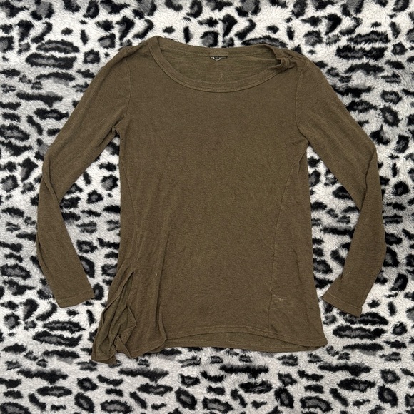 Tops - Olive Green Long Sleeve Top